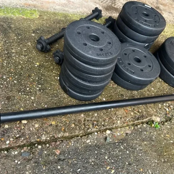 Gym weight set
