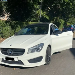 Mercedes-Benz CLA 180 AMG Sport, White, 2014