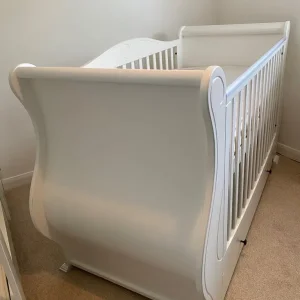 Tutti Bambini Louis 3 in 1 Deluxe Sleigh Cot Bed - Image 4