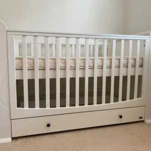 Tutti Bambini Louis 3 in 1 Deluxe Sleigh Cot Bed
