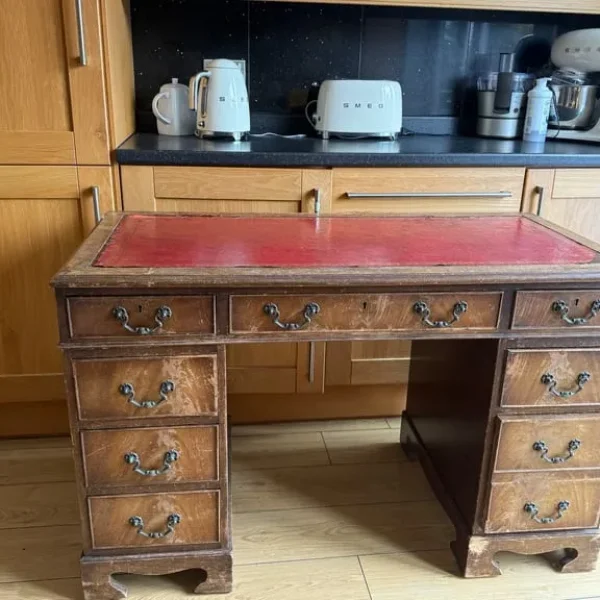 Antique wood desk