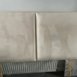 Faux suede double headboard - Image 2