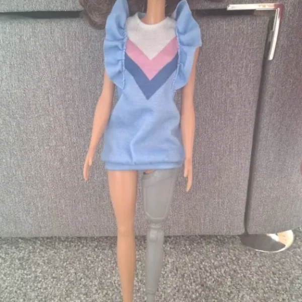 Barbie with prosthetic leg