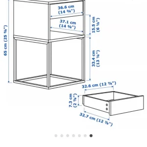 Ikea Vikhammer bedside table - Image 7