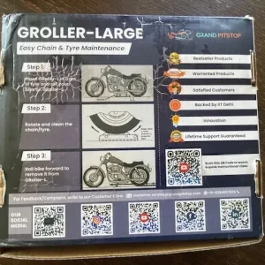 Grand Pitstop Motorcycle Wheel Cleaning Roller Stand - Image 6