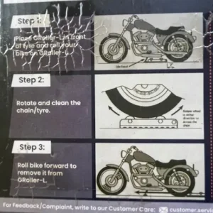 Grand Pitstop Motorcycle Wheel Cleaning Roller Stand - Image 7