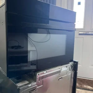 Twelve function electric oven with timer and compact combo microwave - Image 5