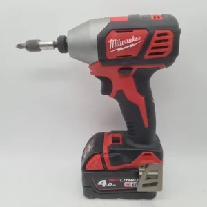 Milwaukee M18 BID/BPDN Drill with 2x 4.0Ah Batteries and Charger - Image 2