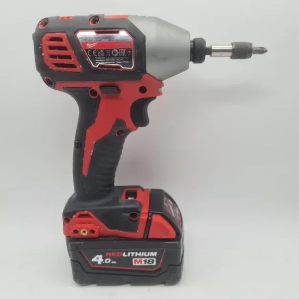 Milwaukee M18 BID/BPDN Drill with 2x 4.0Ah Batteries and Charger