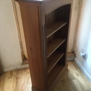 Pine Wood Bookcase Shelving Unit VGC - Image 4