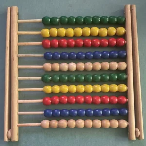 Wooden abacus 36cm x 36cm