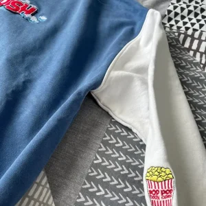 Rare TGF Childish “Popcorn” Hoodie – Blue and White – Size L - Image 8