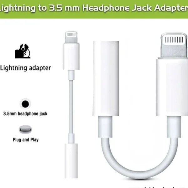 Apple Lightning to 3.5mm Headphone Jack Adaptor