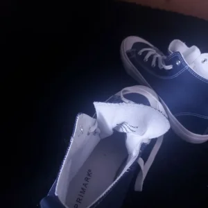 low hi top canvas trainers - Image 3