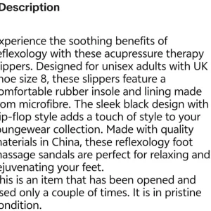 Reflexology Foot Massage Sandals 40/41 - Image 3