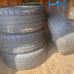 225/40ZR18 Tyres x 4 (as new) + Wheels - Image 2