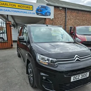 2019 Citroen Berlingo 1000 Driver M Blue HDi S/S with Sat-nav Black Panel Van Diesel Manual - Image 2