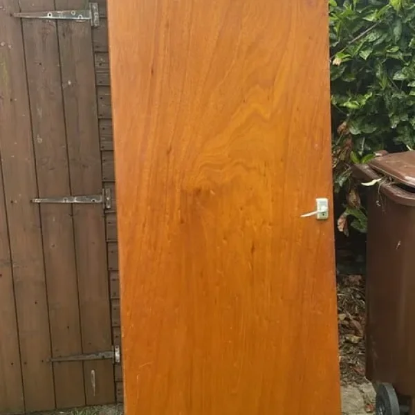Old wooden door