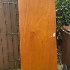 Old wooden door