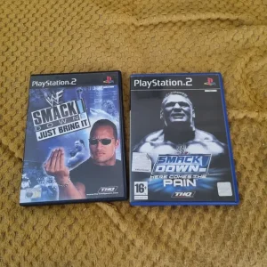 Ps2 with controllers and two games - Image 2