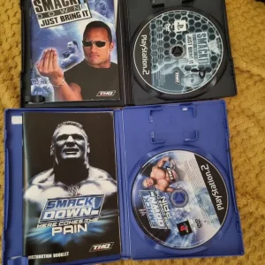 Ps2 with controllers and two games - Image 4