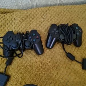 Ps2 with controllers and two games - Image 7