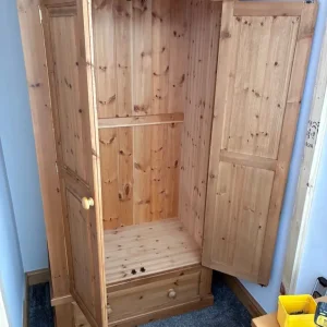 Solid Pine Wardrobe - Image 2