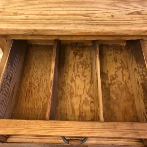 Wood cabinet shelf storage unit - Image 2