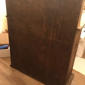 Wood cabinet shelf storage unit - Image 6