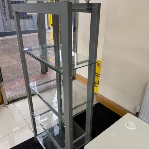 Metal and glass shelf - Image 6