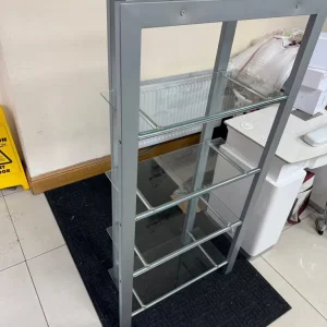 Metal and glass shelf - Image 7