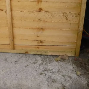 Short Wooden Fence Panel (6ft x 4ft) - Image 2