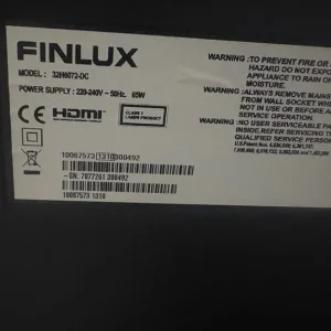 Finlux 32-inch flat screen TV with DVD player - Image 3