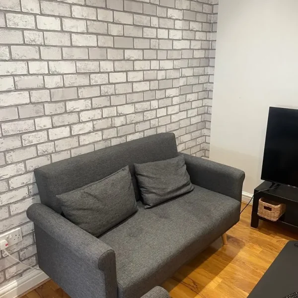 Fabric 2 Seater Sofa - Charcoal