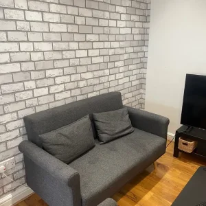 Fabric 2 Seater Sofa - Charcoal