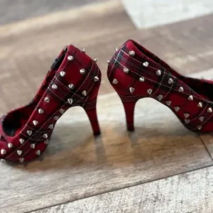 Abbey Dawn By Avril Lavigne Peep Toe Studded Shoes Size UK4 - Image 4