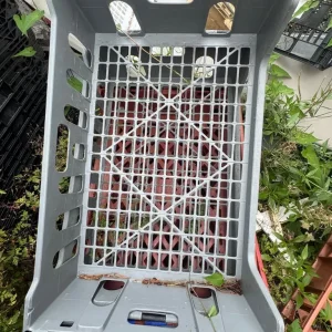 Grey storage basket - Image 2