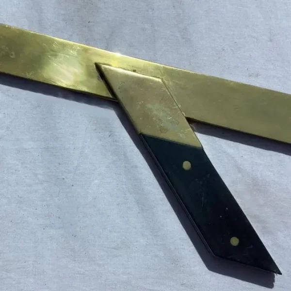 Bevel Brass Square
