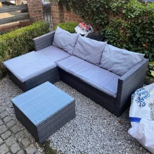 L shape garden sofa - Image 2