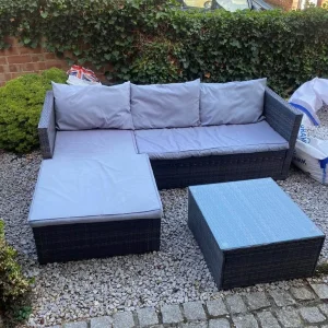 L shape garden sofa - Image 5