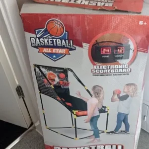 Basketball game with batteries