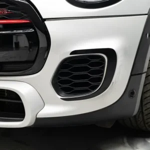 2015 MINI JCW Hatchback White Silver with Black & Red Leather Interior - Image 7