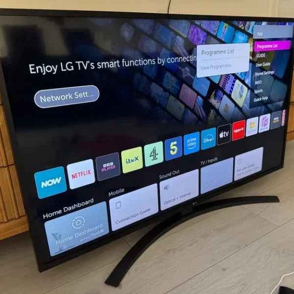 LG 50-inch 4K HDR smart TV
