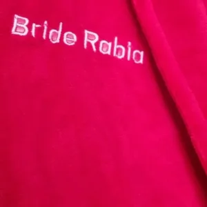 WOMEN'S BATHROBE WITH ENGRAVED NAME RABIA - Image 4