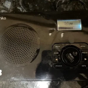 Technika DAB-121 Radio Black with Mains Cable Working - Image 7