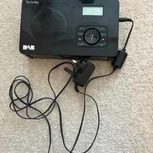Technika DAB-121 Radio Black with Mains Cable Working