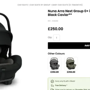 Nuna ARRA NEXT and BASE NEXT in Black Caviar - Image 3