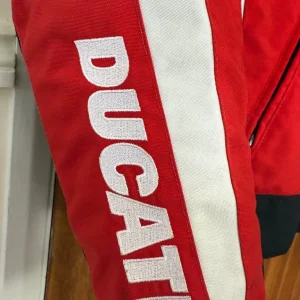 Ducati Corse Motorcycle Jacket - Red White Black - Size Large - Image 7