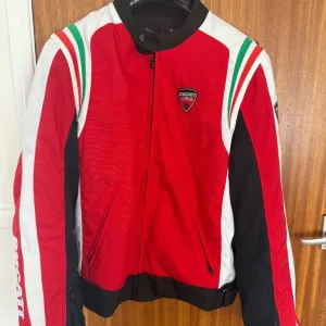 Ducati Corse Motorcycle Jacket - Red White Black - Size Large