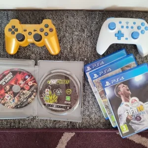 PlayStation Bundle – Gold Controller, PS3 & PS4 Games